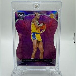 Kareem Abdul-Jabbar 2024-25 Panini Totally Certified #194 Purple Die Cut 33/49